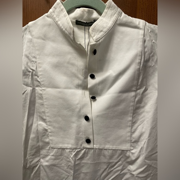 Alexander McQueen White Shirtdress Sz US4 IT40 - Picture 4 of 9